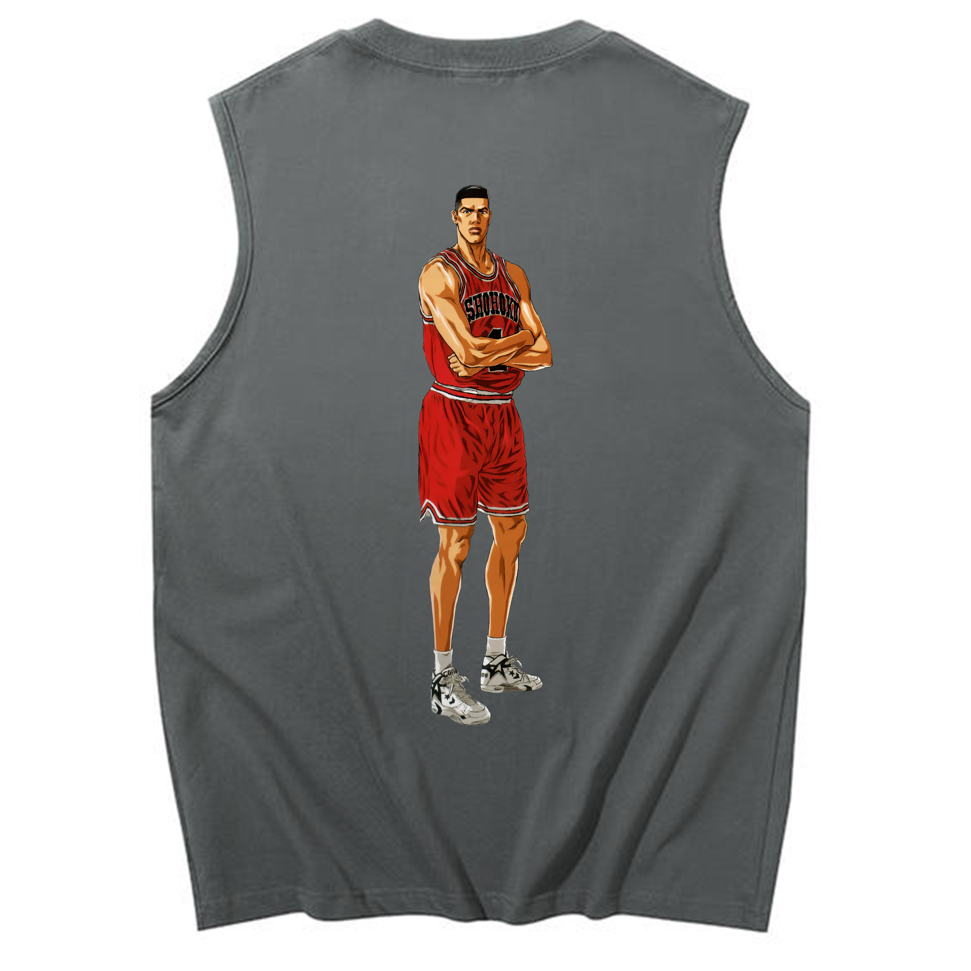 （画像用） SLAM DUNK／スラムダンク コットン100％タンクトップ（背面プリント）